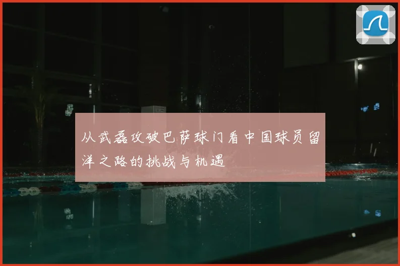 从武磊攻破巴萨球门看中国球员留洋之路的挑战与机遇